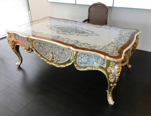 Elegance desk, Luxurious mother-of-pearl desk