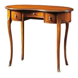 Massimo FA.0042, Bean-shaped desk, with 3 drawers, classic style