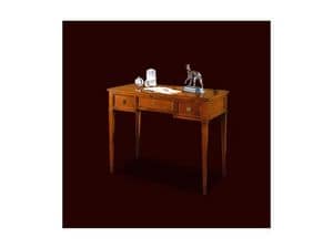 Small classic desk, Writing desk made of cherry wood, handcrafted
