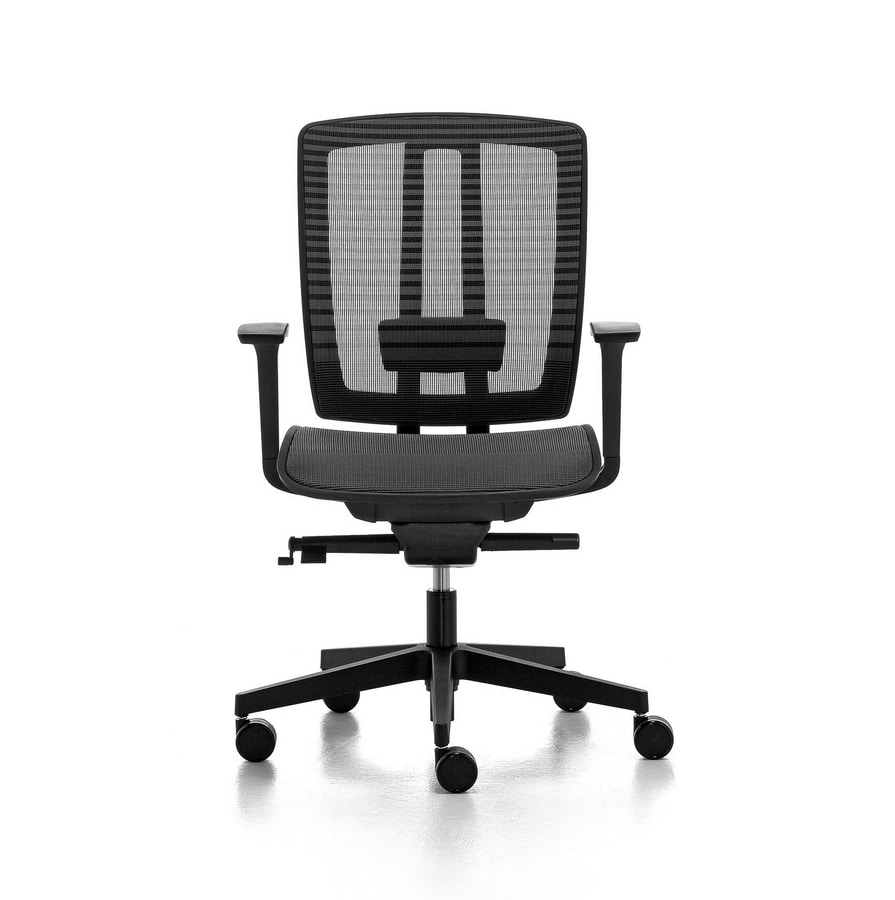 Air One 01, Office executive chair, mesh backrest