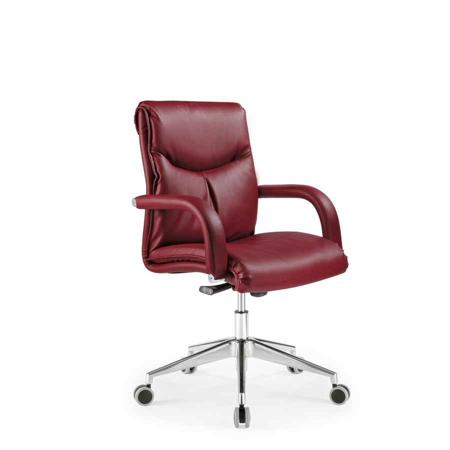 Angel low, Office chair with low back, on wheels