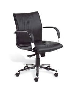 Berlin 02, Executive chair with high backrest for office