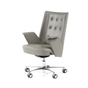 Embrace office chair, Executive chair with wheels, inner structure in multilayer