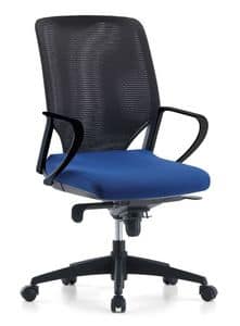 Karina AIR 01, Managerial office chair, mesh backrest