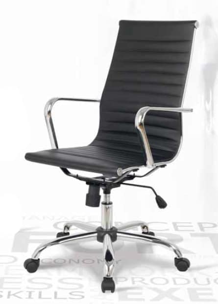 Lab-P, Office leather chair, adjustable in height