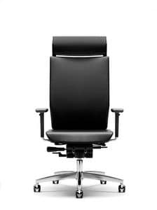 Modo executive, Office chair, adjustable, armrests, chrome base with wheels