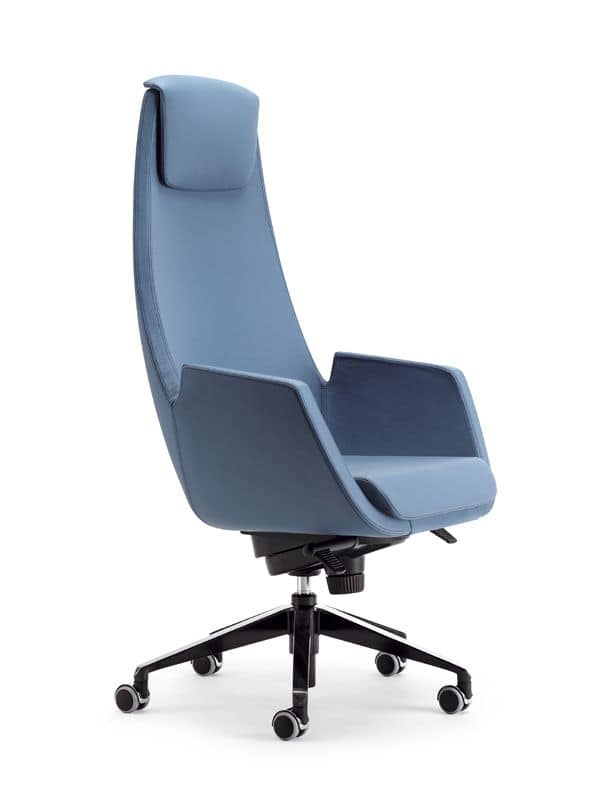 NUBIA 2928, Fully padded executive chair with wheels and a gas lift system