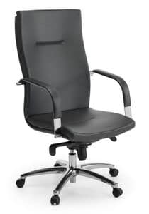 Ottawa 01, Executive chair with high backrest for office