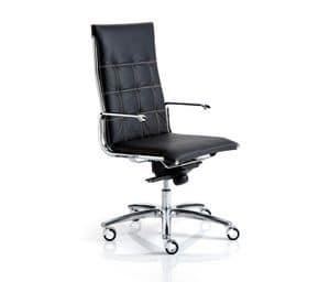 TAYLORD SQUARED, Directional office padded chair