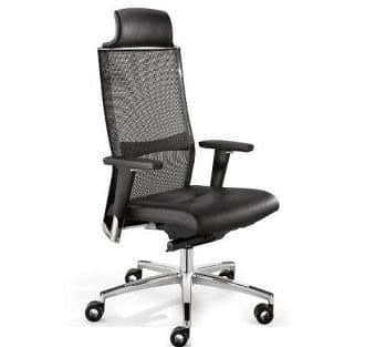 TITANIA 2863, Executive office chair, backrest in elastic mesh