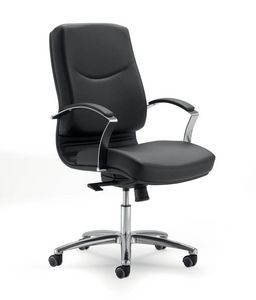 UF 531 / B, Office chair with low back and wheels
