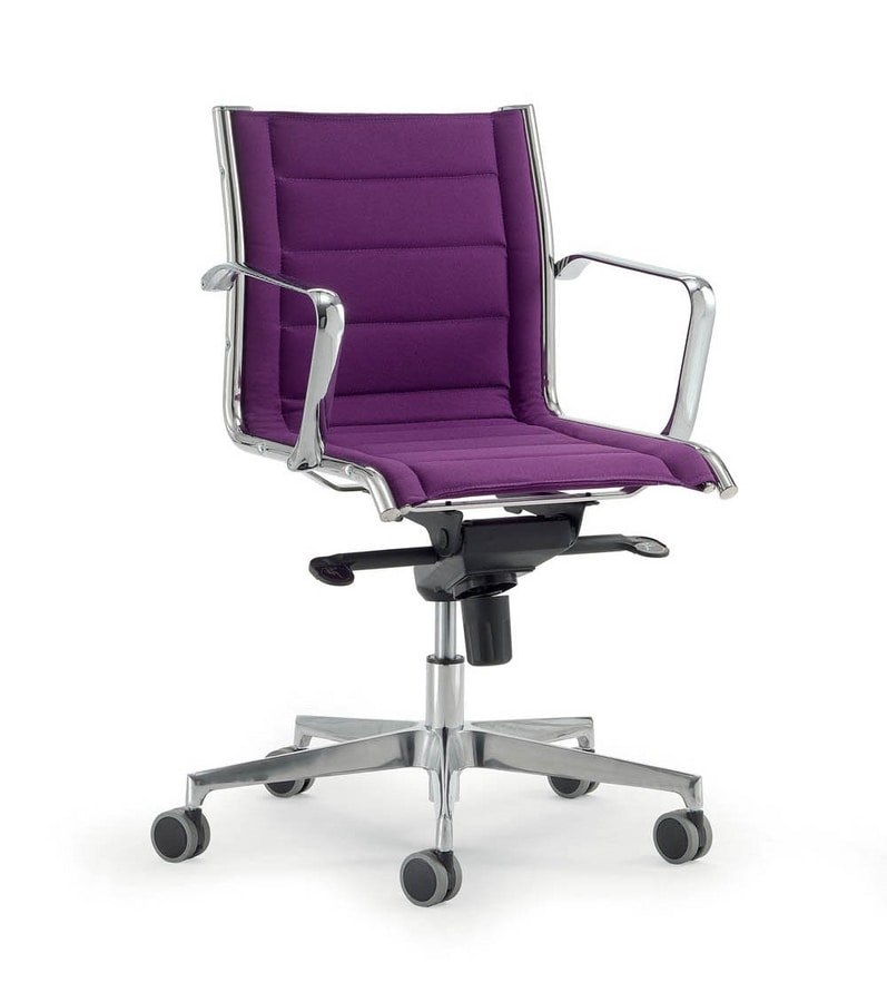 UF 546 / B, Swivel chairs with gas lift system ideal for office