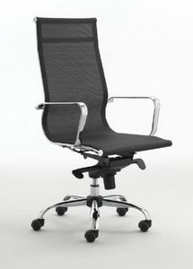 Zenda H 558, White or black net office chair