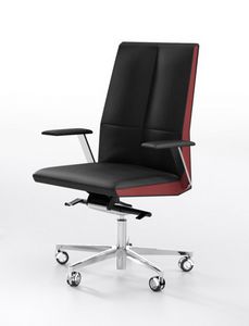 Impero M, Executive office chair covered in leather