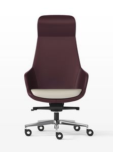 METROPOLITAN, Executive armchair for office