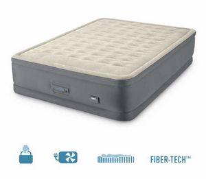 Inflatable Double Mattress Intex 64926 With USB 152x203x46cm, Double inflatable mattress