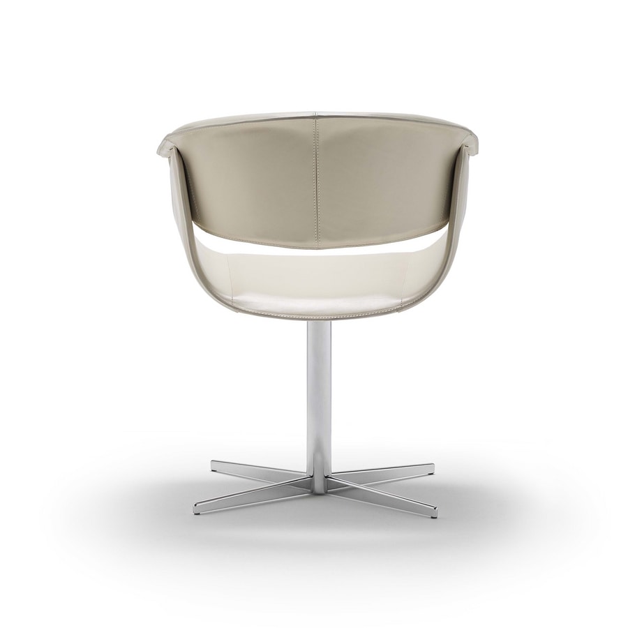 Airlux - Cross Base, Armchair with cross base