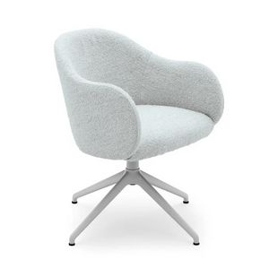 Airy 06132, Swivel armchair with 4-star aluminum base