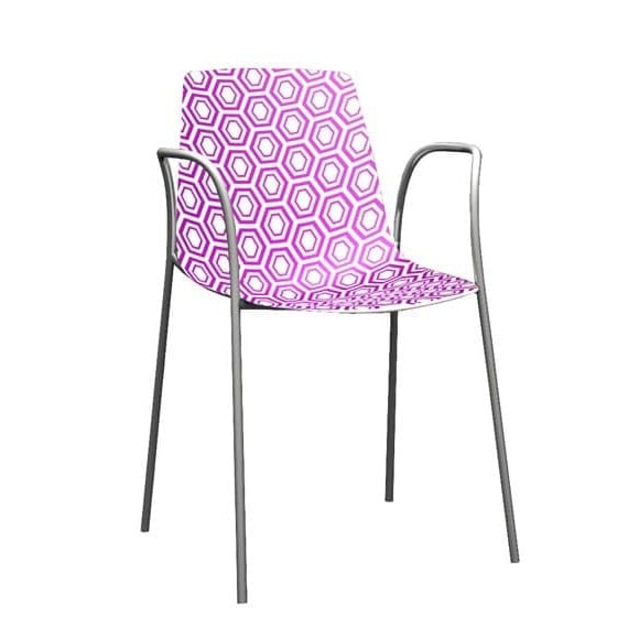 Alhambra TB, Essential chair polymer and chromed metal