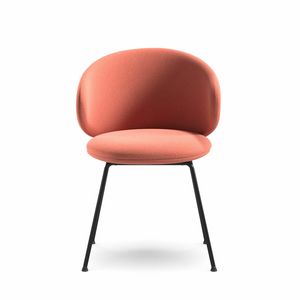 Belle 4L, Armchair with curved and enveloping backrest