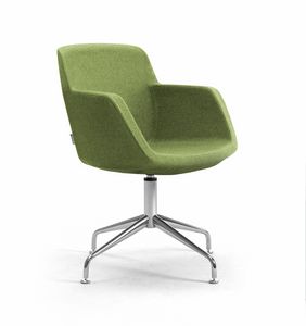 Gaia guest, Armchair for office customers and guests