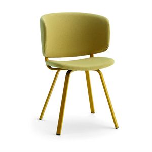 Lola PT, Chair with upholstered seat and back