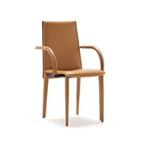 Relaix P, Chair with armrests, slim and discreet