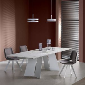 Koral, Modern and clean, extendable table