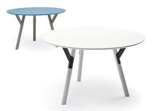 Link table, Extendable table made of steel, various finishes, for outdoor