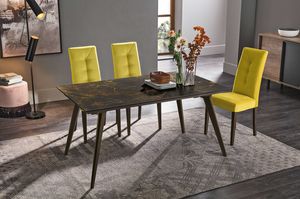 SYNCRO 150 TA1B4, Dining table with porcelain stoneware top