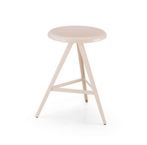 ART. 0122-H47-MET AKY, Low stool, height 47 cm