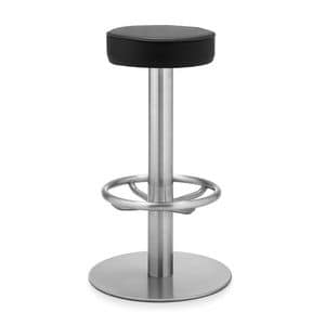 Art.106, Barstool with round seat ideal for bar and hotel