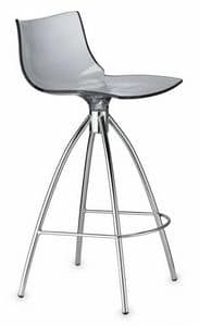 Daylight, Fixed stool in steel and polycarbonate