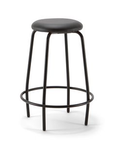 Mea Soft 04, Stool with padded round seat