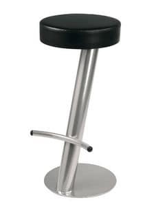 SG 019 / T, Simple stool with circular seat, for snack bars