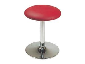 SG 034, Low stool with round seat, for shoe store