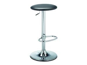 SG 341, Stool round, with modern lines, for bar counter