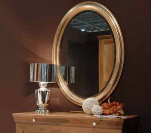 134, Wall mirror, with wooden frame