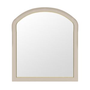 Annika, Mirror with leather frame, with LED light