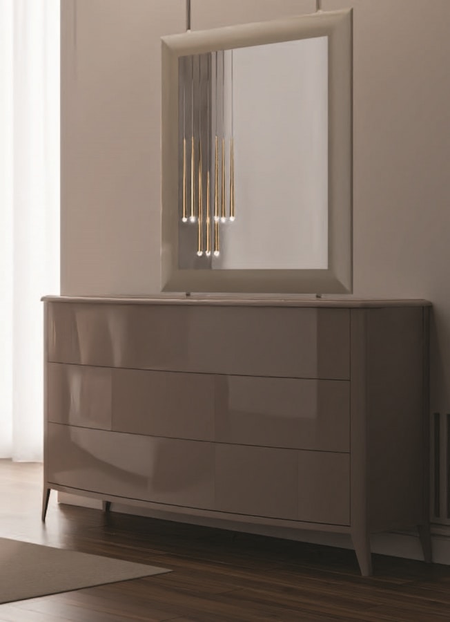 Ares Gold Art. G0014, Mirror with lacquered frame