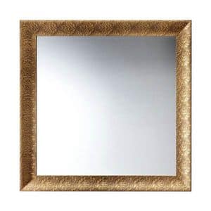 Art. AS357, Square mirror with frame, for restaurants