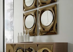 Bolla mirror, Curved glass mirror