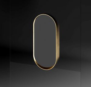 Echo Art. ECH103, Oval mirror with metal frame