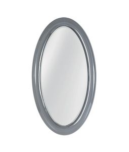 Ego mirror, Oval mirror with curved glass frame