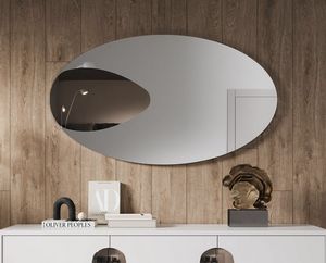 Eracle, Oval mirror with bronzed element