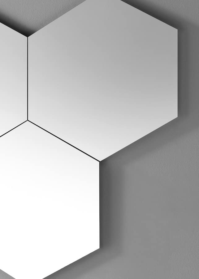 Geometrika hexagonal, Modular hexagonal mirrors, unframed