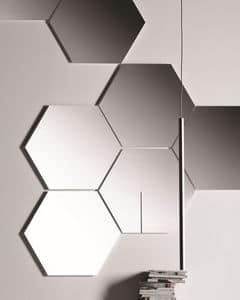 Geometrika hexagonal, Modular hexagonal mirrors, unframed