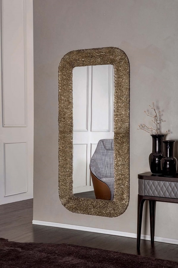 MACRABÈ
 mirrors, Mirrors with cast glass frame