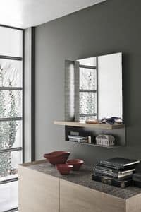 MODUS SS501, Mirror with laminate and metal structure
