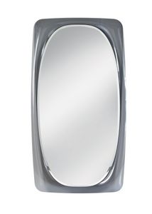 Orfeo mirror, Mirror with glass frame